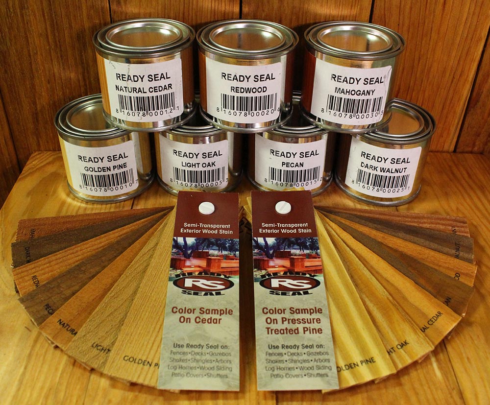 Ready Seal® Sample Kit (2 sample color fans, sample can set) *Free plus